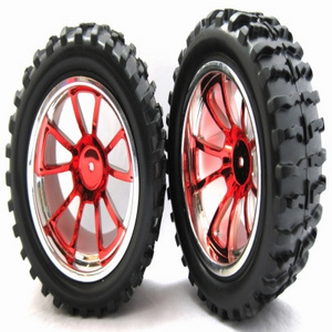 RC Car Accessories 1/10 Chromed Truck Tires 12mm Hexagonal Joiner