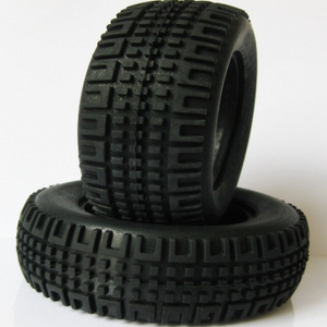 RC  Wheel Plastic Rim & Rally Tires Tyre for 1 10 On-road Rally Car D-028