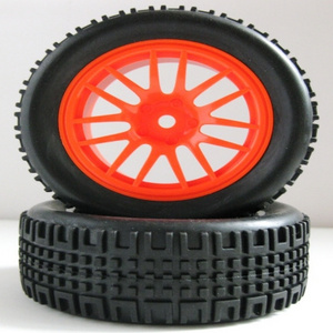 1/10 RC On Road Rally Tires with Inserts, Wheels and Tyres(9034)