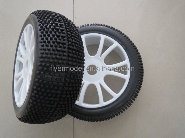 RC Car 1/8 Scale Buggy Tire/Wheels with many different colors (180049)