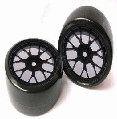 1/10 RC  Drift Racing sport Car Tires & Wheel Rim For RC Cars