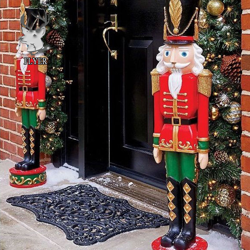 Manufacturer life size nutcracker soldier 6 ft christmas nutcracker soldier statue