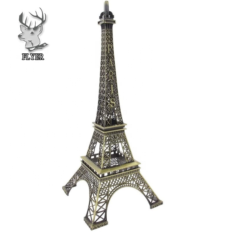 Garden Metal Art Statue  Large Iron Eiffel Tower Sculpture