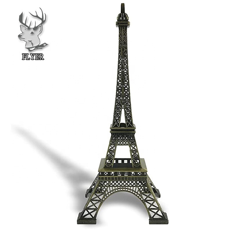 Garden Metal Art Statue  Large Iron Eiffel Tower Sculpture