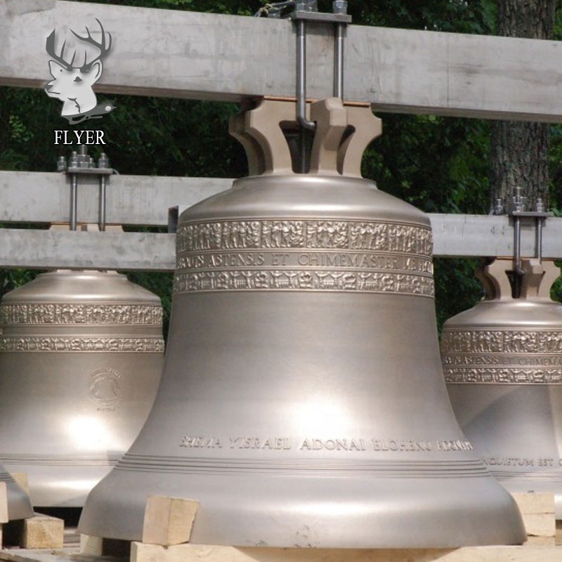 European style large outdoor decoration metal bronze church bell sculpture for sale