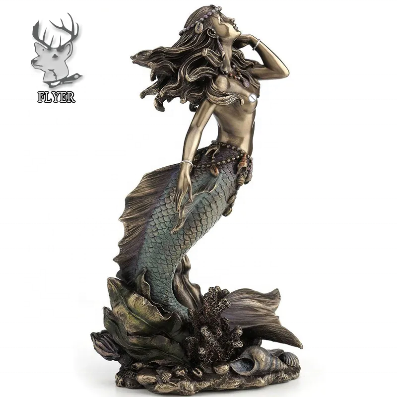 Wholesale Price Life Size Bronze Mermaid Statue Life Size Mermaid Statues For Sale