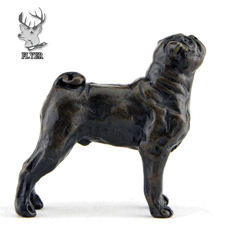 Hot sale bronze sculpture dog home decor cast brass dog statue