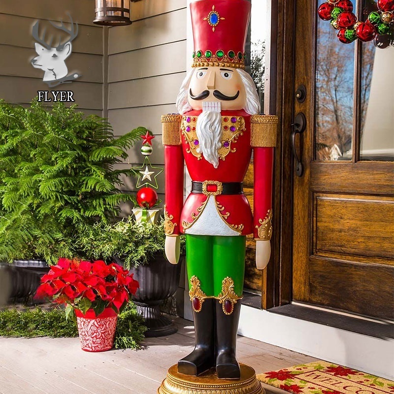 Manufacturer life size nutcracker soldier 6 ft christmas nutcracker soldier statue