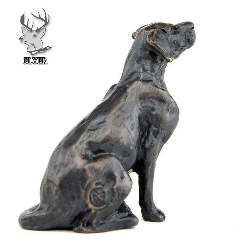 Hot sale bronze sculpture dog home decor cast brass dog statue