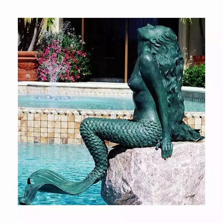 Wholesale Price Life Size Bronze Mermaid Statue Life Size Mermaid Statues For Sale