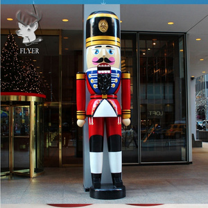 Manufacturer life size nutcracker soldier 6 ft christmas nutcracker soldier statue