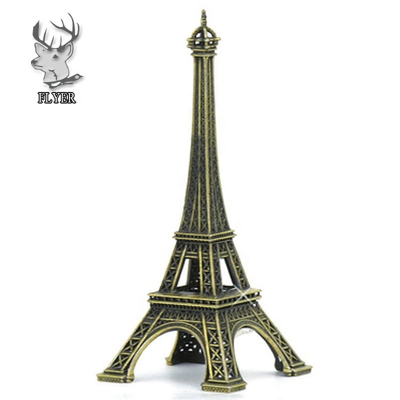 Garden Metal Art Statue  Large Iron Eiffel Tower Sculpture