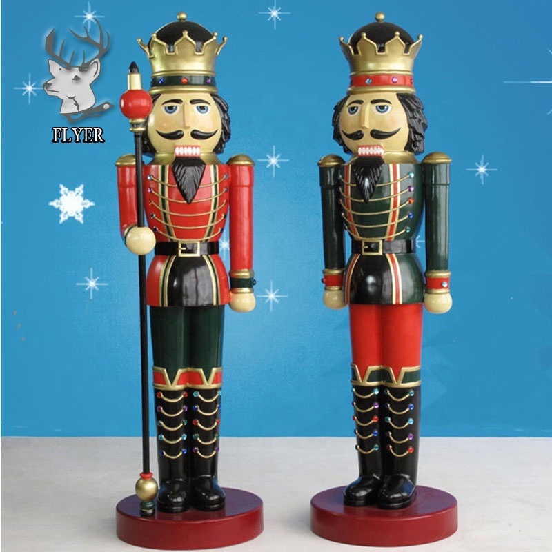 Manufacturer life size nutcracker soldier 6 ft christmas nutcracker soldier statue