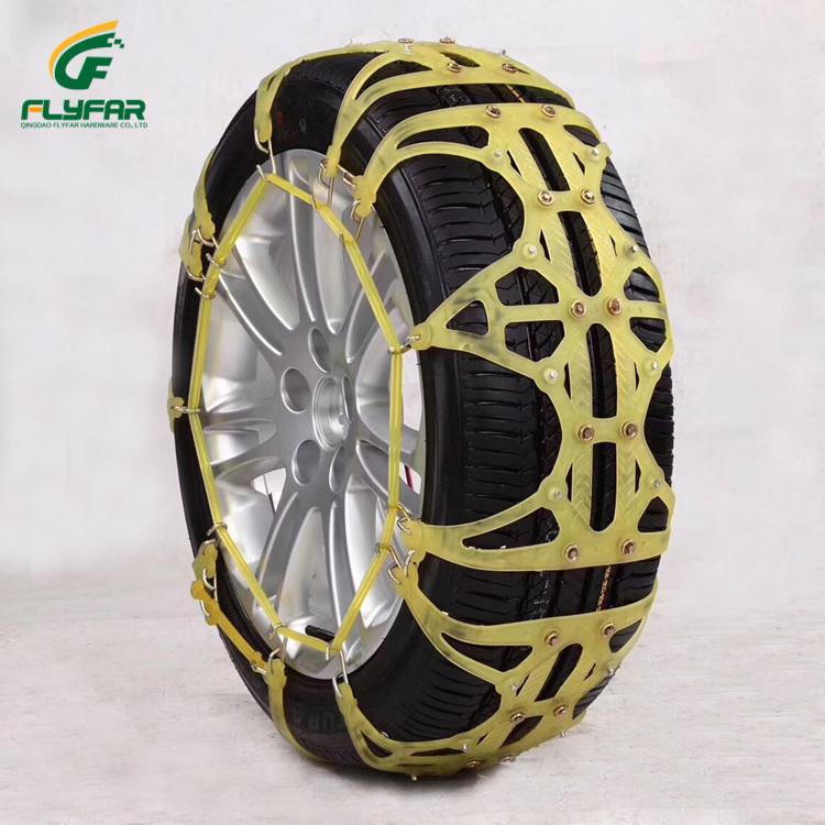 TPU Rubber Plastic Tire Snow Chain For Anti Skip Chain In Winter