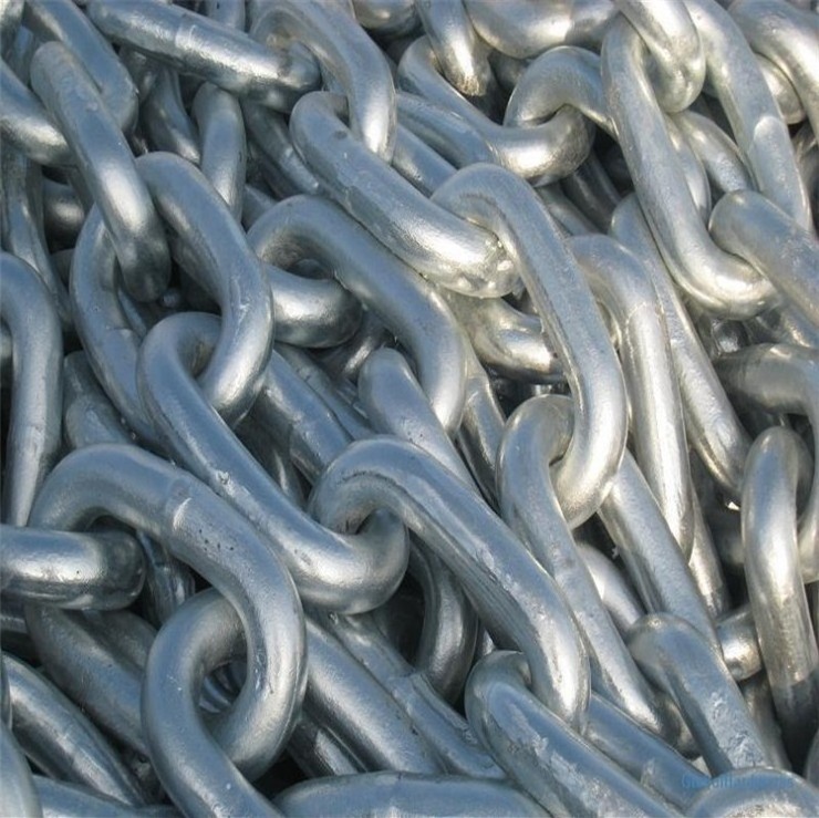 Hot Dip Galvanized Medium Link Short Link Long Link Ordinary Mild Steel Chain