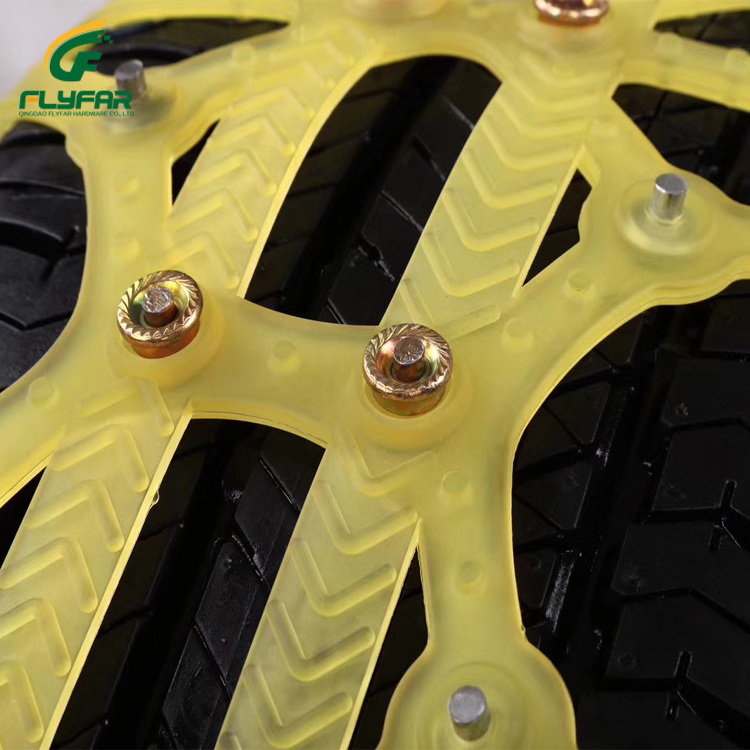 TPU Rubber Plastic Tire Snow Chain For Anti Skip Chain In Winter