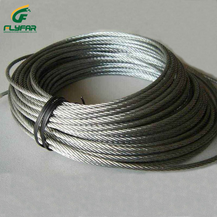 Stainless Steel 316 304 Wire Rope Wire Cable For Wire Rope Sling