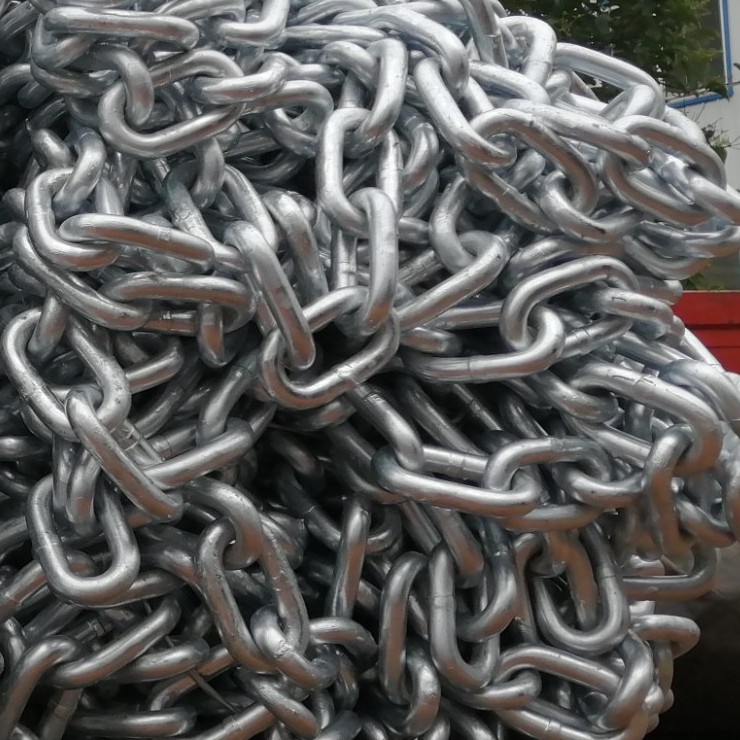 Hot Dip Galvanized Medium Link Short Link Long Link Ordinary Mild Steel Chain