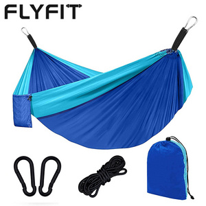 FLYFIT  Custom Wholesale Parachute Nylon Outdoor Portable Camping Hammock