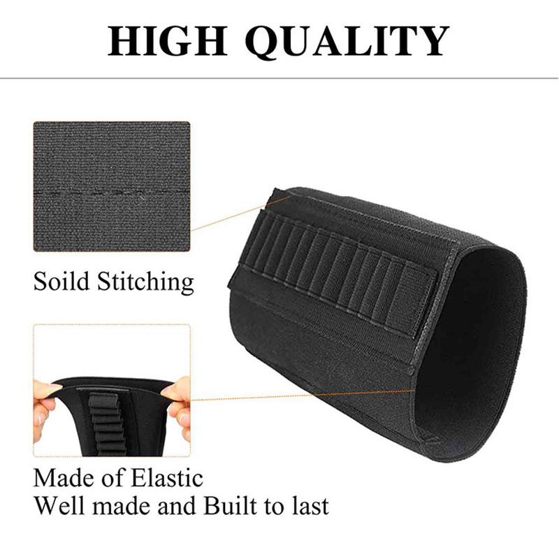 OBSHORSE Custom Elastic Cartridges Tactical  Holder With Bullet  Cartridge Ammo Holder