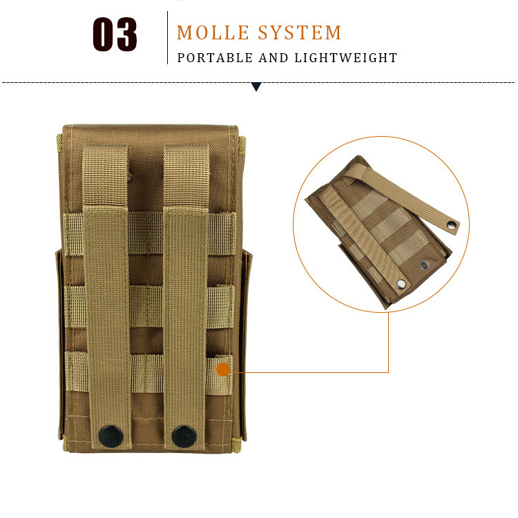 Ammo Holder for 12ga 12G 12 Gauge Tactical Universal Molle Bullet Ammo Pouch Holder