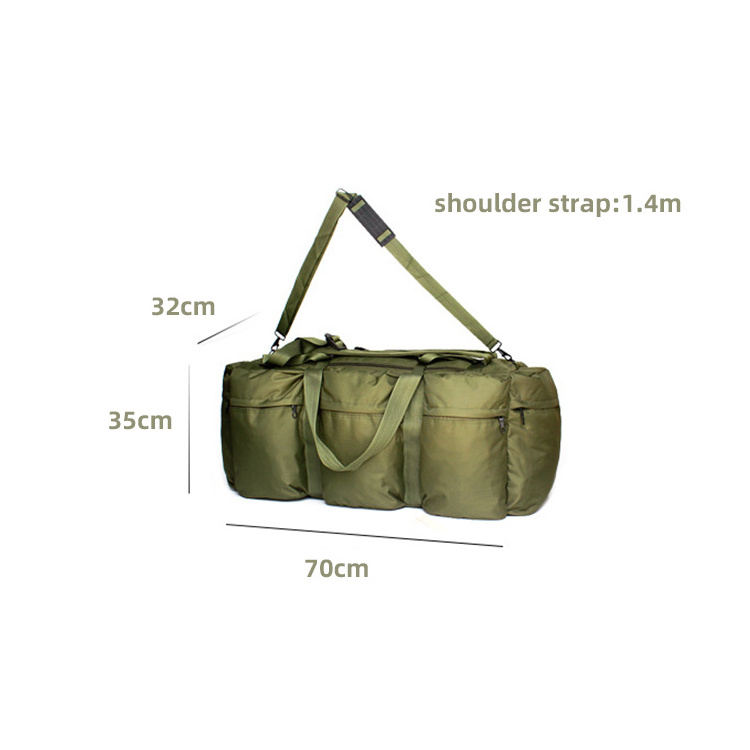 OBSHORSE 100L Duffle Bag For Men Large Capacity Custom Logo Waterproof Combat Tactical Travel Rucksack Pack Backpack Duffle Bag