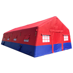 OBSHORSE Custom Size Earthquake Emergency Winter Cold Weather Waterproof Disaster Relief Tent Inflatable For Earthquake Tent