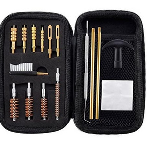 OBSHORSE 16 Pieces .22 .357. .38 9mm .45 Caliber Cleaning Brushes Universal Gun Cleaning Kit