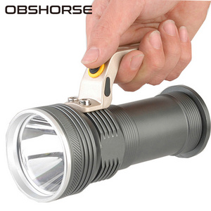 OBSHORSE Emergency Handle Spotlight Searchlight Flash Light Searchlight Lamp Hunting Spotlight for Emergency Outdoor