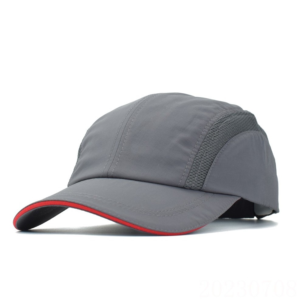 Wholesale OEM 6 Panel Plain Unstructured Printed Gorras Sport caps quick dry fit mens waterproof polyester golf hats