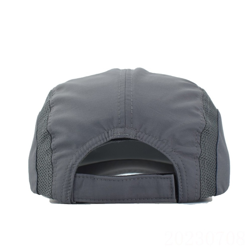 Wholesale OEM 6 Panel Plain Unstructured Printed Gorras Sport caps quick dry fit mens waterproof polyester golf hats