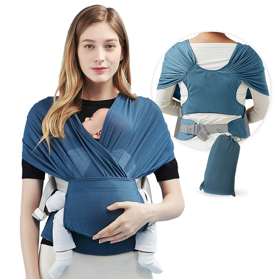 2023 customization high quality newborn breathable soft baby nursing  towel baby sling carrier