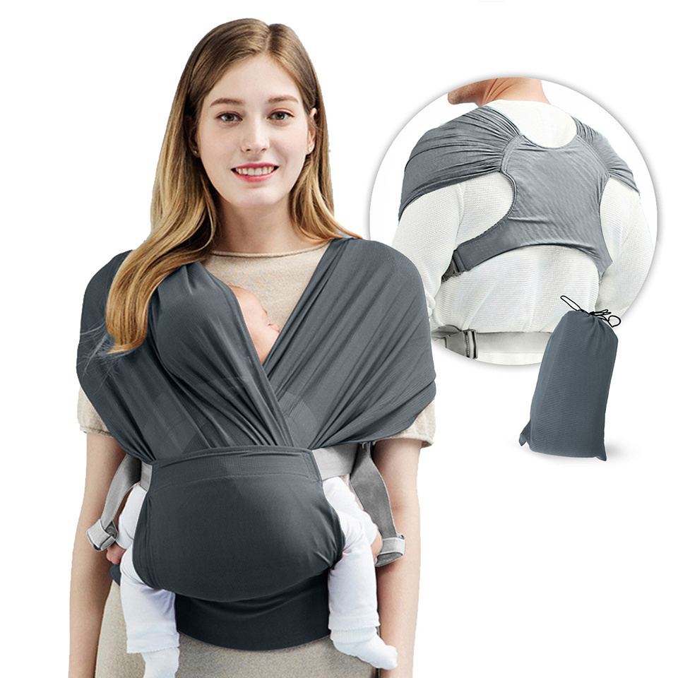 2023 customization high quality newborn breathable soft baby nursing  towel baby sling carrier