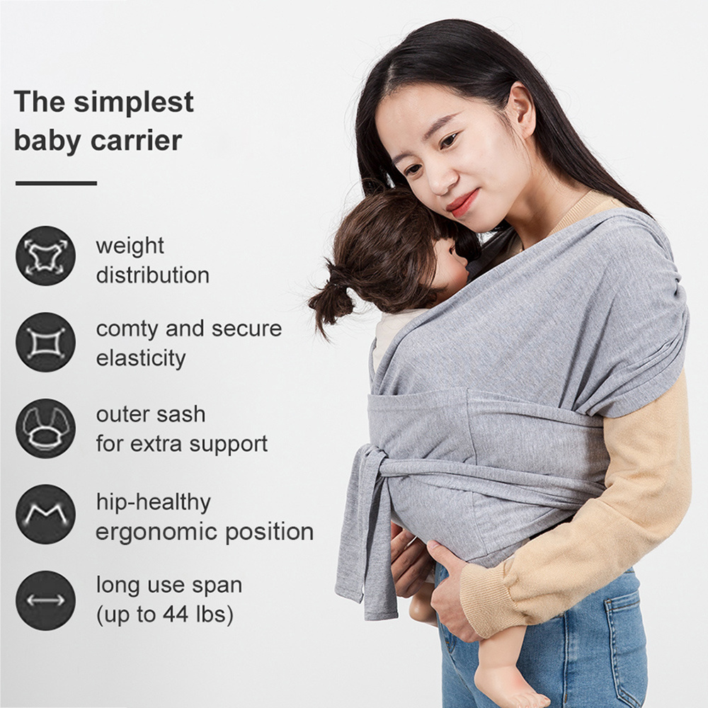 In stock High Quality wrap Baby Carrier Original Stretchy Infant carrier  baby Sling for Newborn Babies