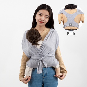 2023 Customization new style simple baby baby cotton carrier wrap breathable baby sling for infants