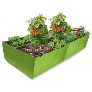 Gardening Non-woven Grow Bed Fabric Pots Fabric Living Soil Raised Vegetable Garden Bed