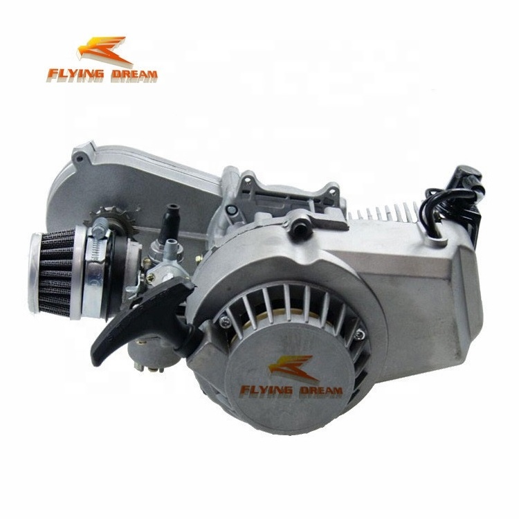 Mini pit dirt bike motor cheap B style 49cc 50cc 2 stroke gas engine atv 49cc pit bike engine