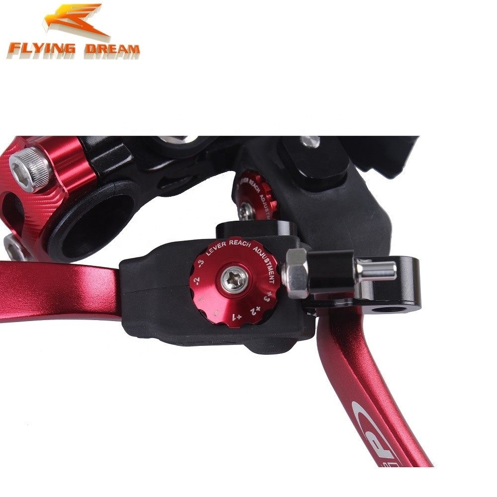 Motorcycle pit bike spare parts hand clutch lever IGP alloy folding brake and clutch levers