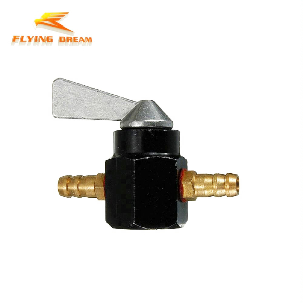 CNC Gas Tank Fuel Switch Gasoline Faucet Gasoline Switch Shut Off Valve Pump Tap Petcock For Motorcycle Fuel Cockpit