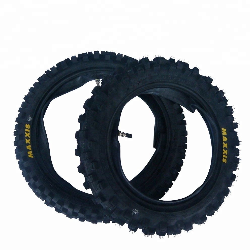 motorcycle pit bike dirt bike tyre without inner tube MAXXIS front 14 inch rear 12 inch tire