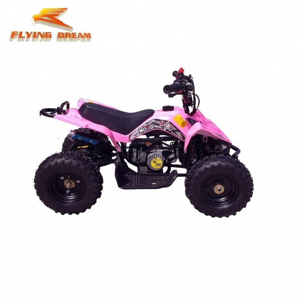 4 wheeler 2 stroke mini quad atv 49cc 50cc  110cc 125cc for kids,kids gas powered atv  50cc 49cc