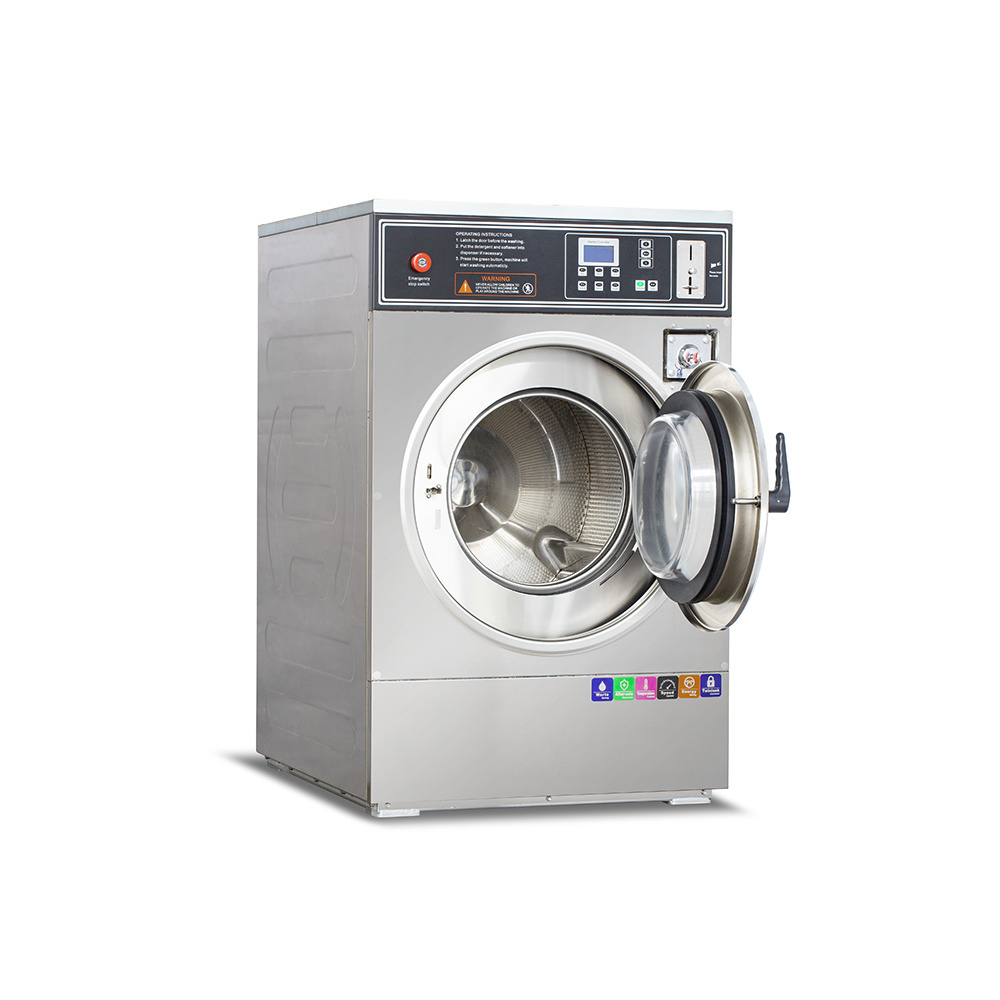 25 KG High Quality  Laundromat Coin Operated Laundry Washing Machine Price Good