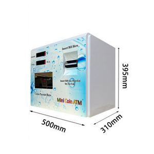 Customized Wall Mounted Coin Exchange Machine Mini Token Changer Small Atm Bill To Coin Change Machine For Coin Operated Arcade