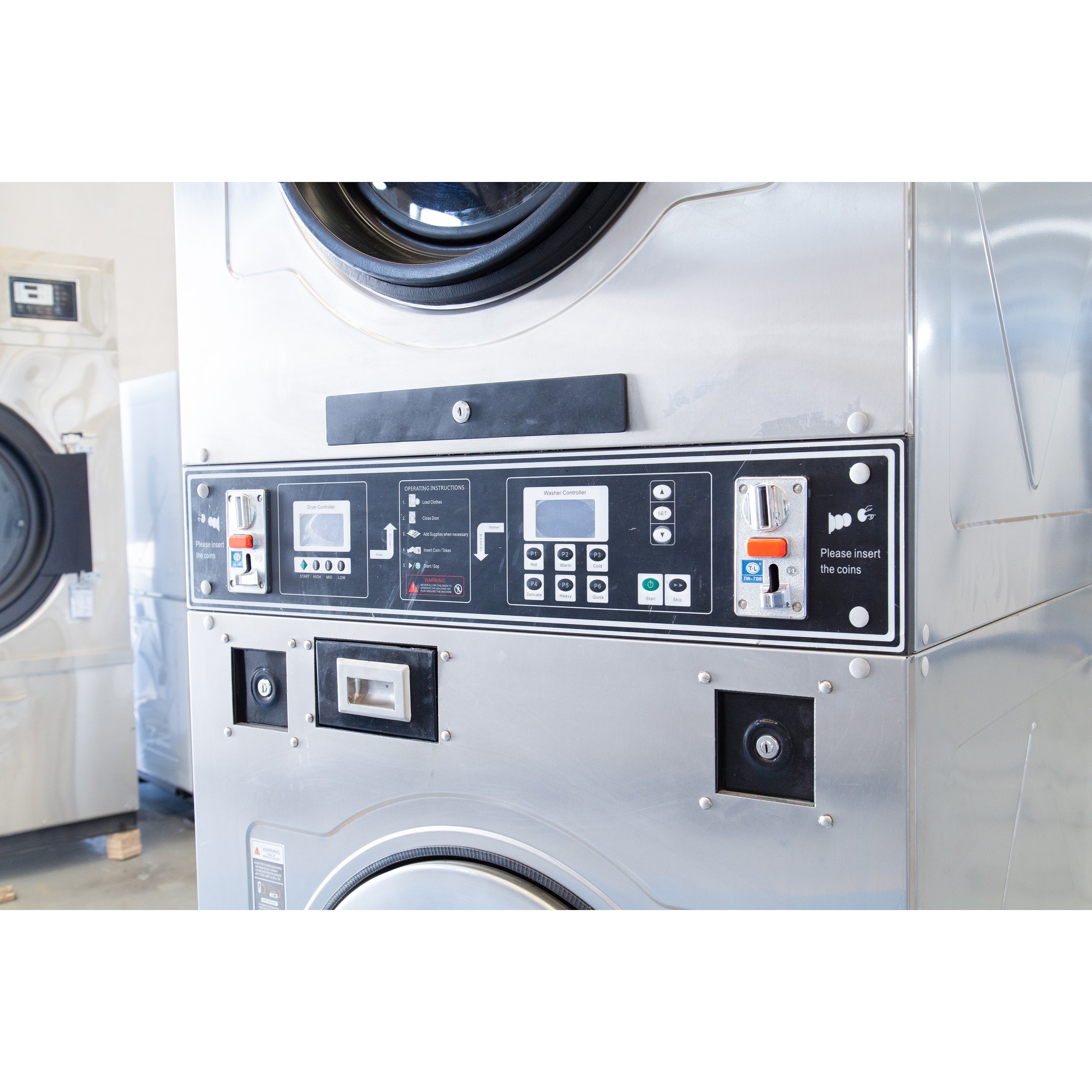 China Commercial Coin Operated Laundry Vending Washing Machine for Laundromat Hotel School Hospital