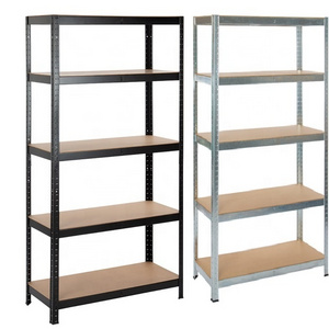 5-Tier Heavy Duty unfoldable Metal Rack Storage Shelving Unit with Moving Easily Organizer Shelves