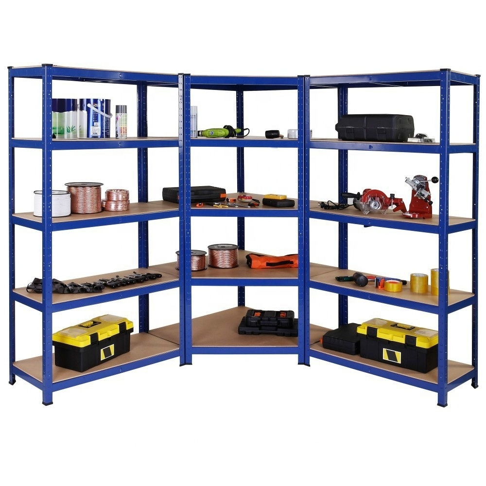 Garage Shelving Units Deep Blue 5 Tier Storage Shelves for Shed Workshop Office Warehouse 180 x 90 x 30cm 875KG Capacity 175kg/L