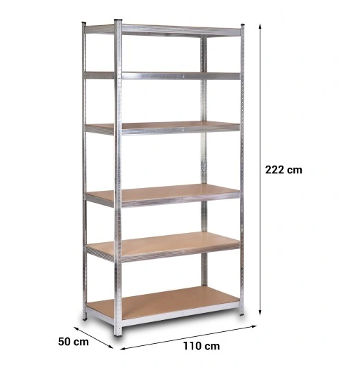 Metal Standing Shelf Units Durable Storage Shelves Rack Open Shelving for Pantry Kitchen Bathroom