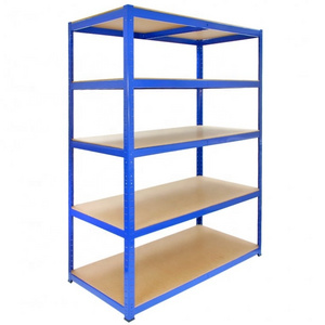 China made Heavy Duty Metal Muscle Rack Adjustable Steel Storage Garage Unit 5 Shelves for Home