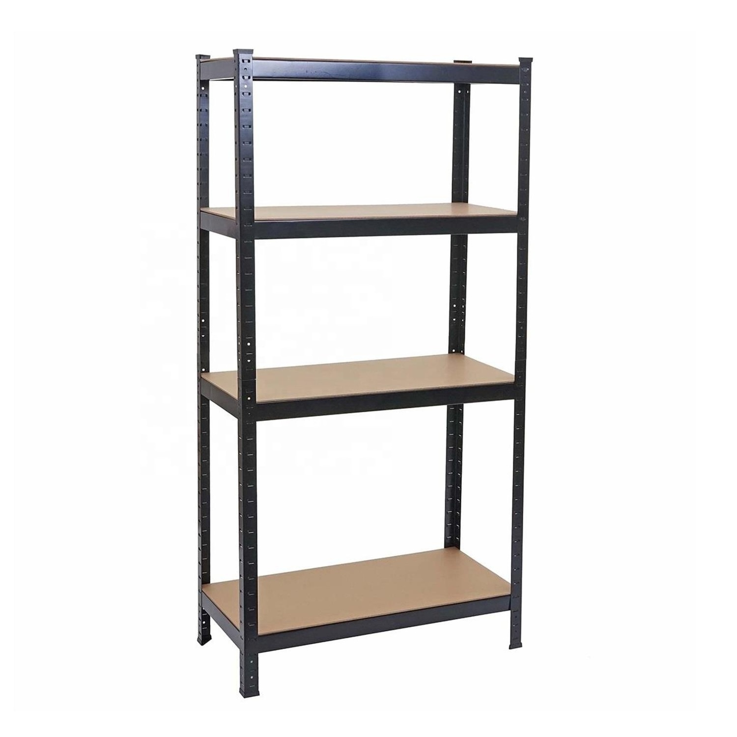 4-Tier Storage Shelves Garage Storage Heavy Duty Metal Shelving, Adjustable Shelf Unit for Kitchen Pantry Warehouse Office