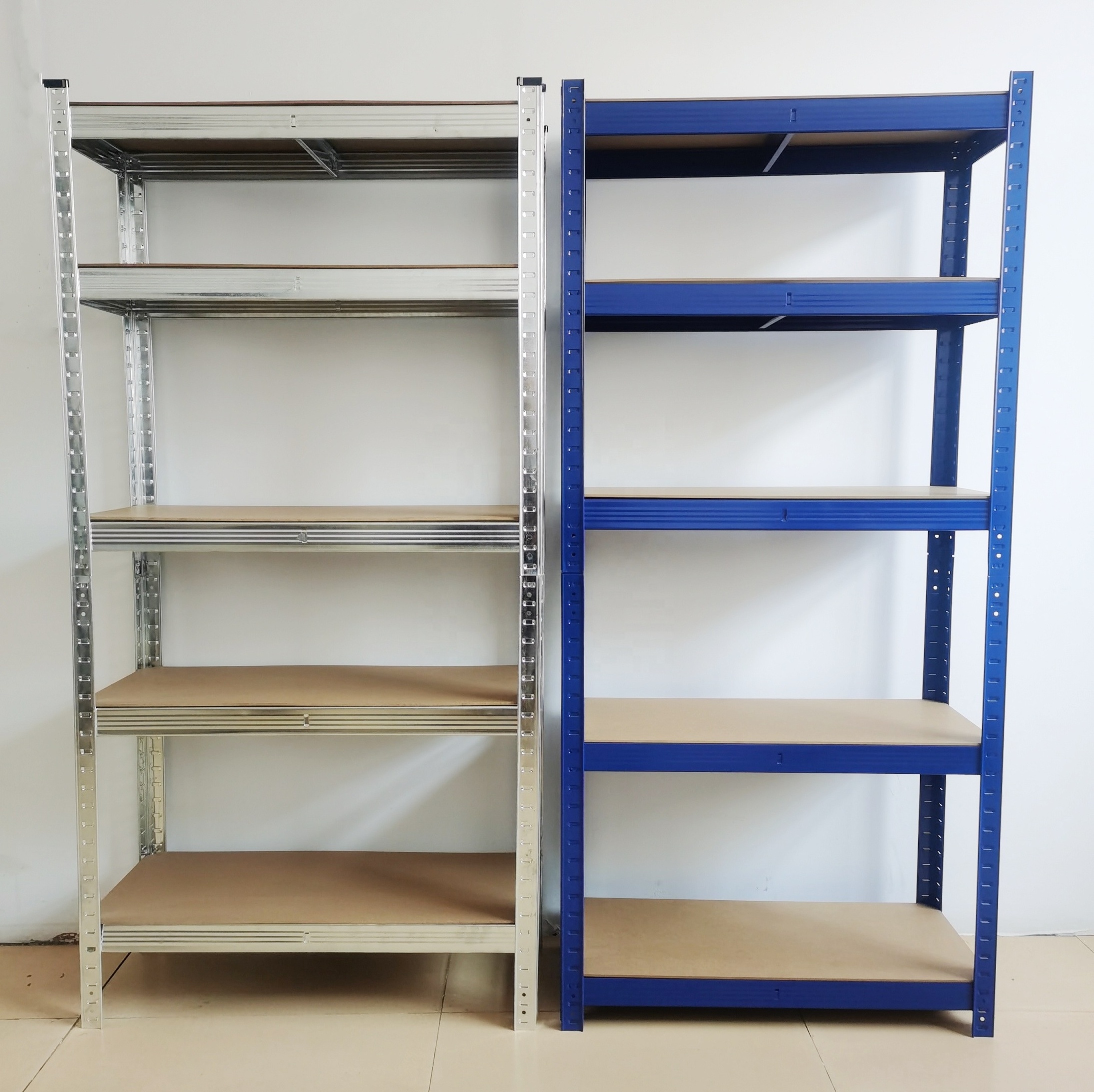 Metal Muscle Rack Shelves 4 or 5-Tier Steel Heavy Duty Storage Garage Shelf  48